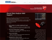 Tablet Screenshot of dda.prosa.com